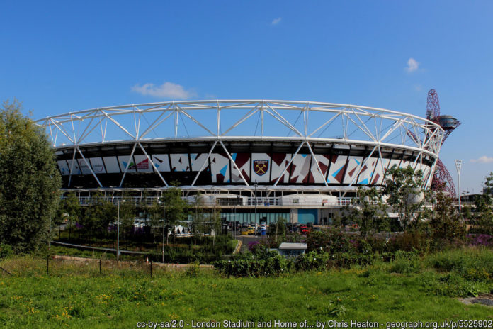 West Ham United London Stadium England EPL