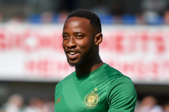 Moussa Dembele playing for Celtic